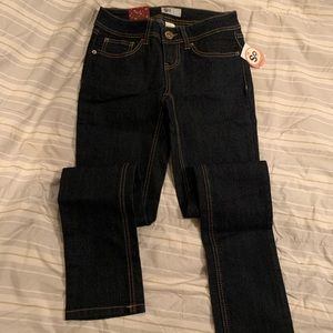 Girl Skinny Blue Jeans